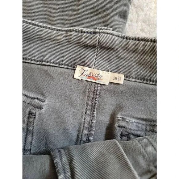 Faherty Slim-Straight Cropped Utility Pants $208 29 - Picture 10 of 12